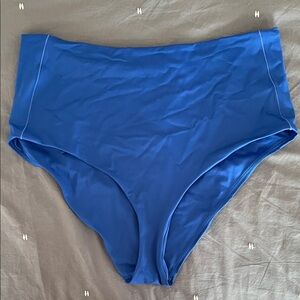 alder high rise swim bottoms blue XL